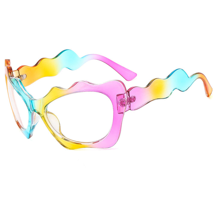 Ladies sunglasses in creative wave design Bowlift