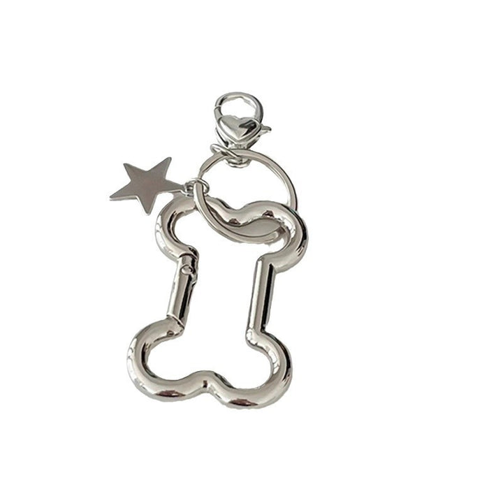 Keychain with stylish design and star pendant Bowlift