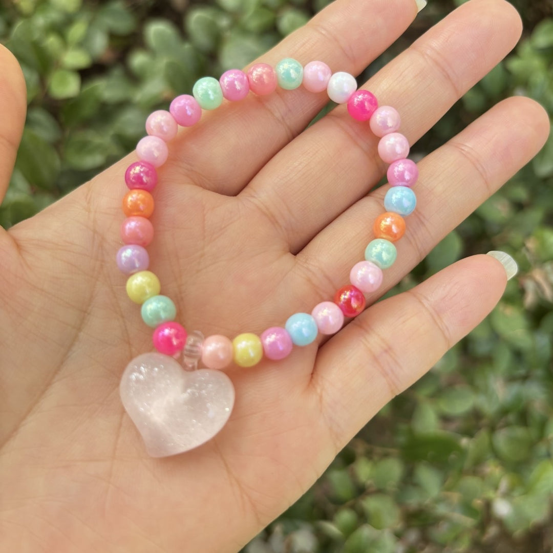 Cute bracelet with elephant charm Made of glass Bowlift