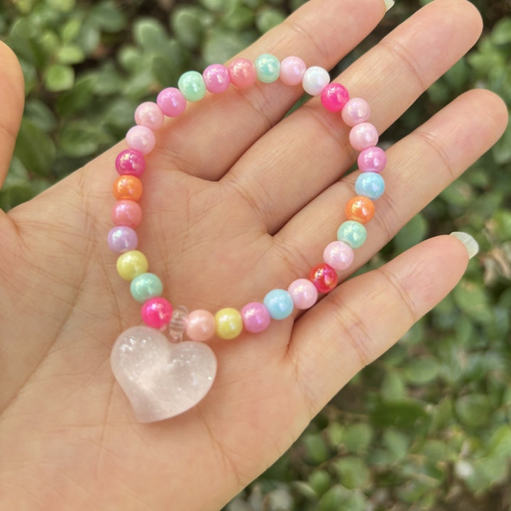 Cute bracelet with elephant charm Made of glass Bowlift