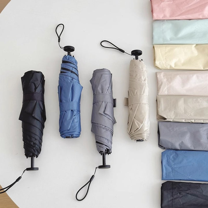 Women portable folding umbrella with wind-resistant mechanism Bowlift