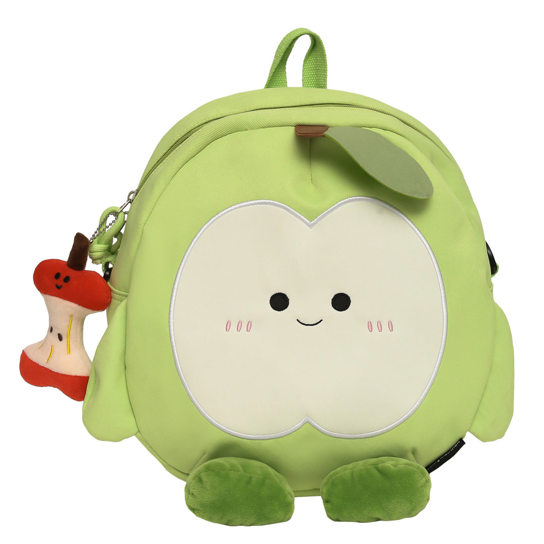 Plush backpack with apple motif Bowlift