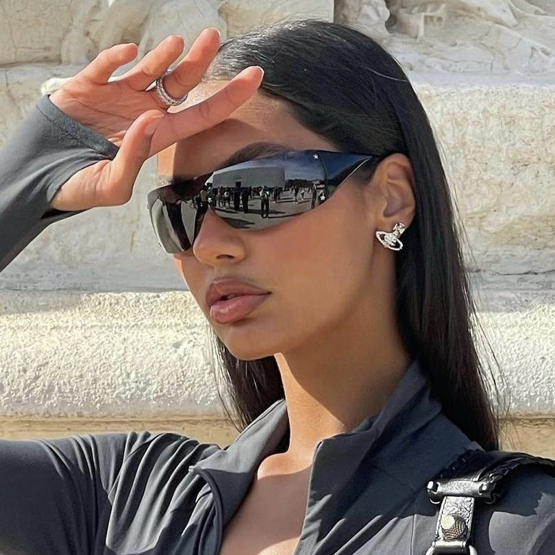 Women's stylish visor-like sunglasses Bowlift