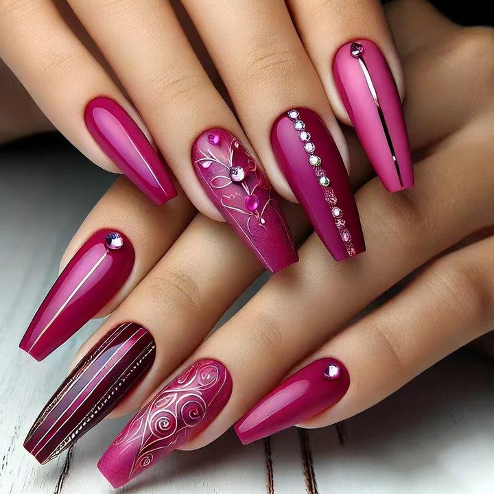 Decorative Press-On Nails Bowlift