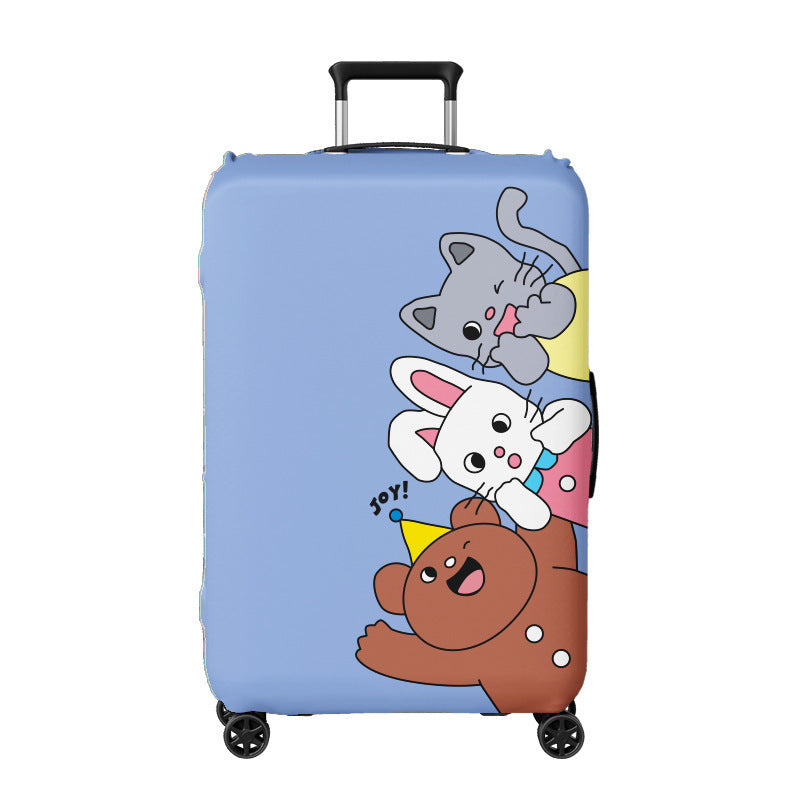 Unisex hard-shell travel suitcase with creative ice cream design Bowlift