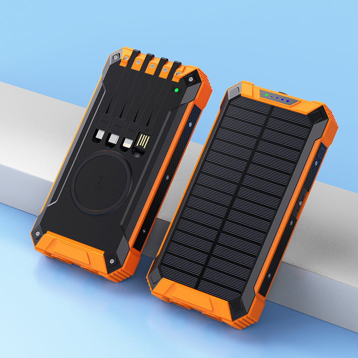 Solar-powered power bank Bowlift