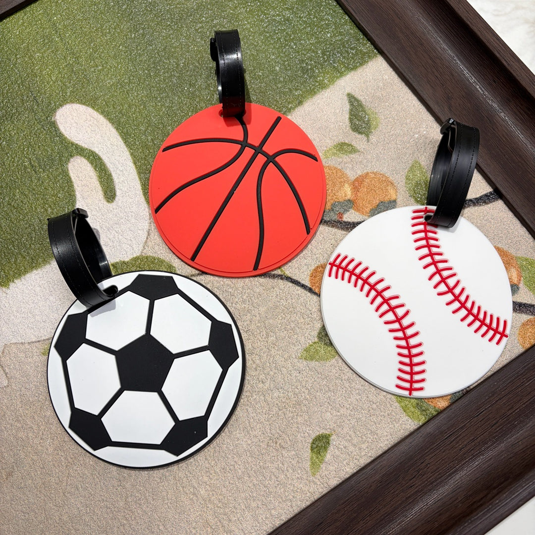 Basketball-Themed Luggage Tag Bowlift