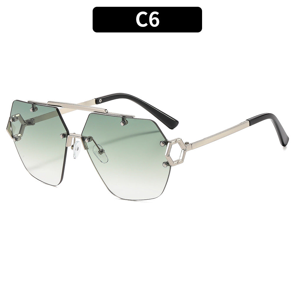 High-Performance Geometric Shield Sunglasses