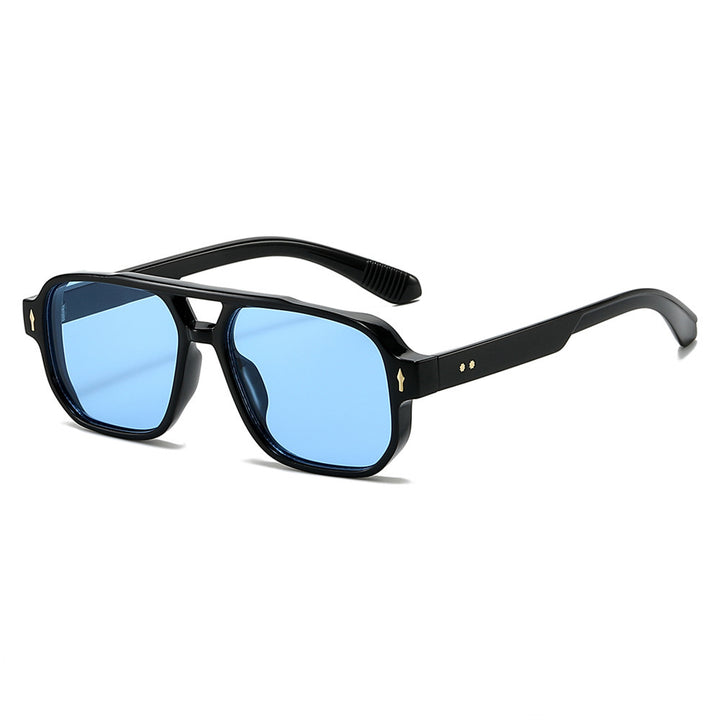 Oversized Geometric Sunglasses with Enhanced UV Protection Bowlift