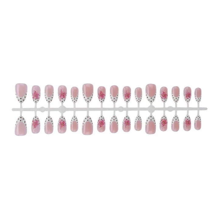 Floral Design Press-On Nail Art Set Bowlift