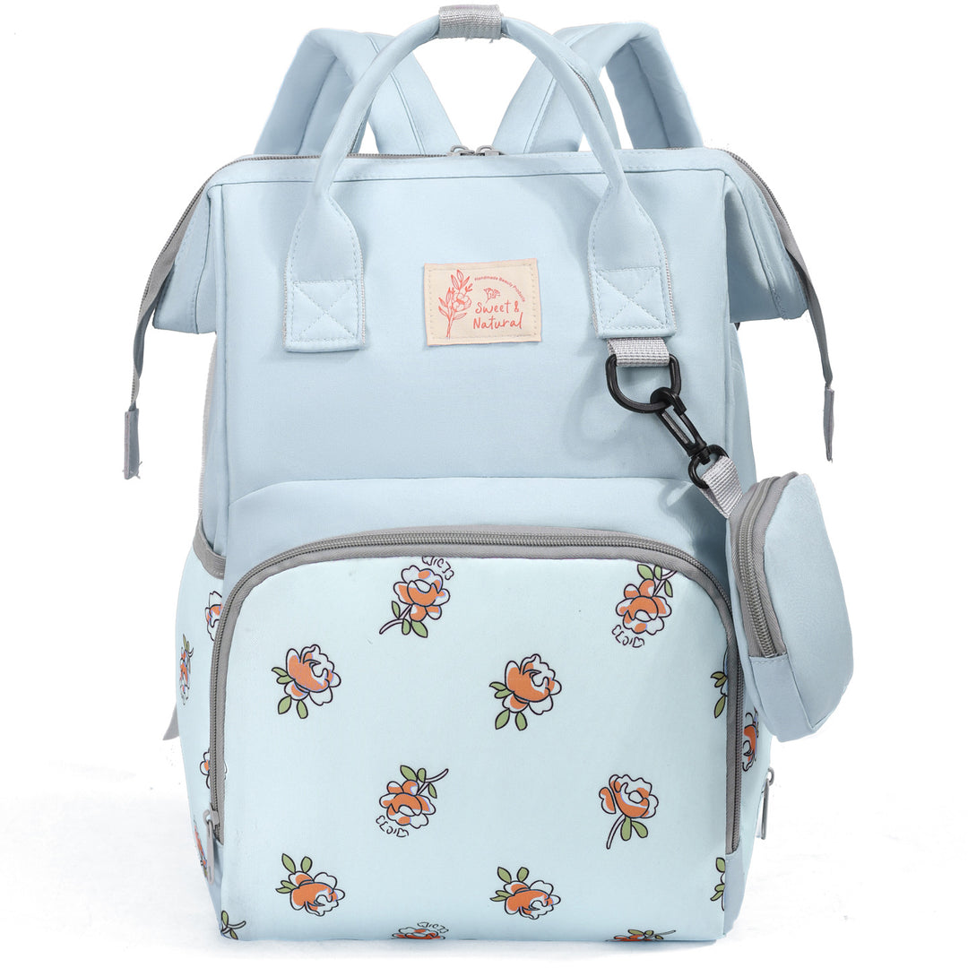 Stylish Floral Pattern Backpack Bowlift