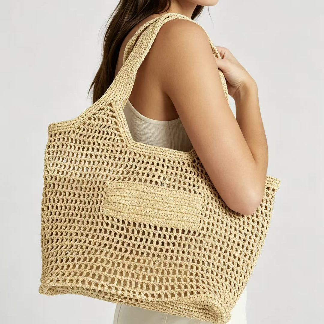 Net shopping bag with ergonomic handles Bowlift