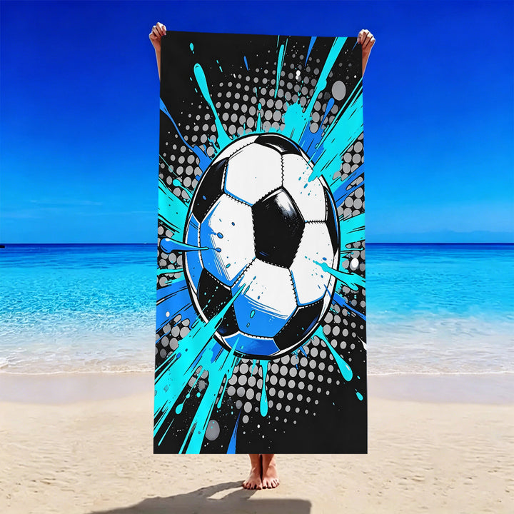 Football-themed beach towel Bowlift