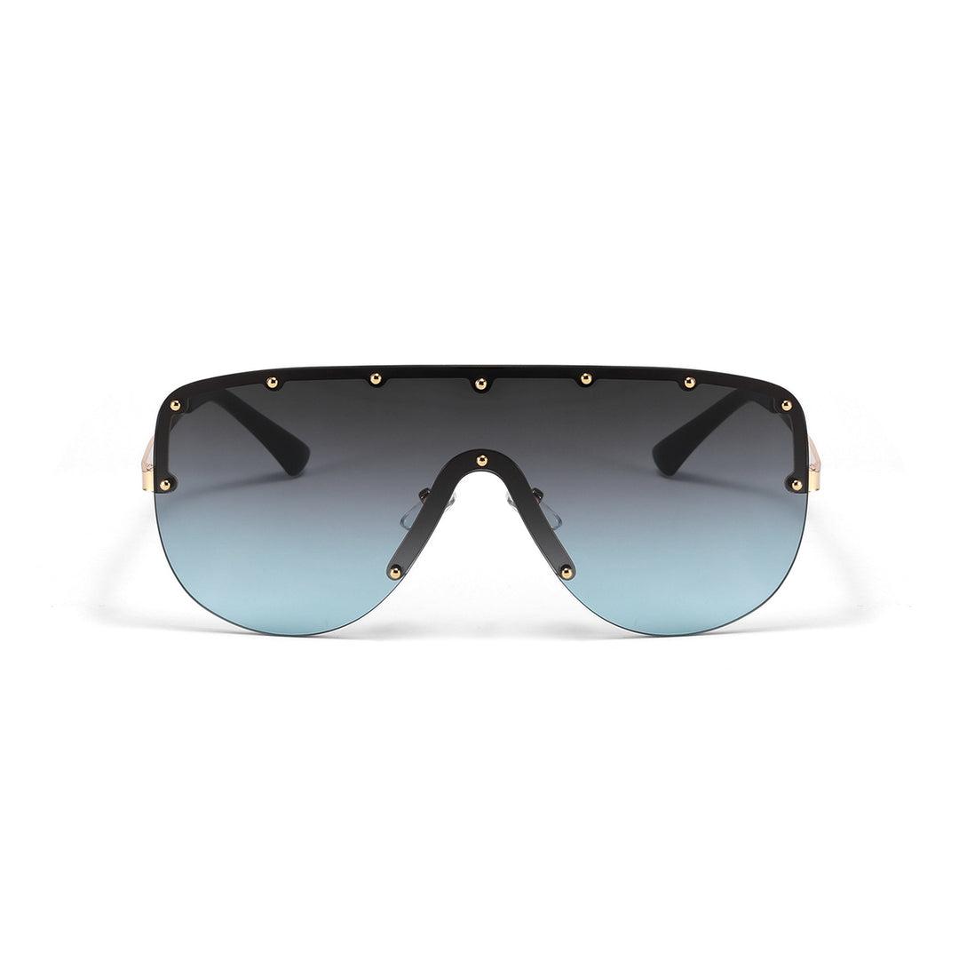 Women futuristic oversized sunglasses Bowlift