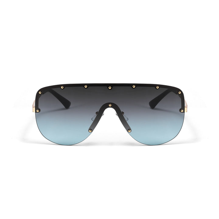 Women futuristic oversized sunglasses Bowlift