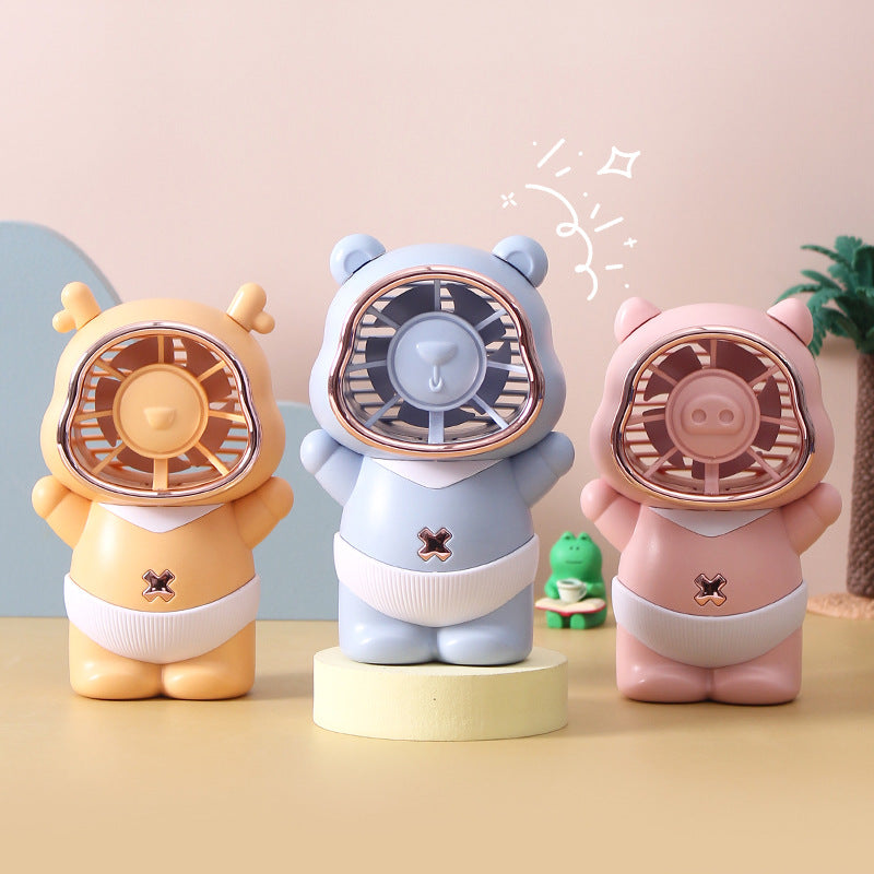 Unisex Creative Bear Fan Bowlift