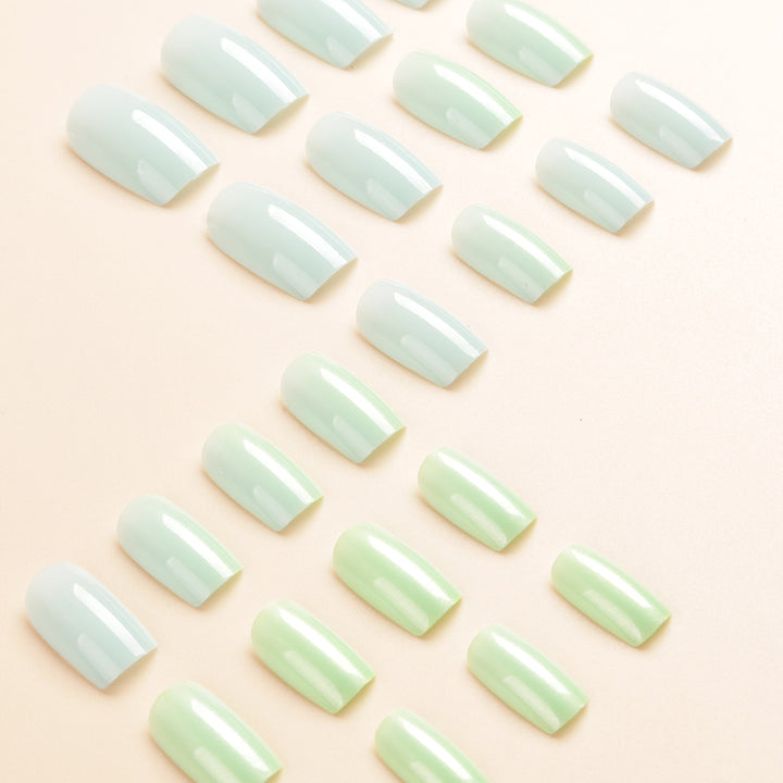 Premium Glossy Press-On Nail Extensions Bowlift