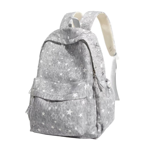 Lightweight Star-Embellished Everyday Backpack Bowlift