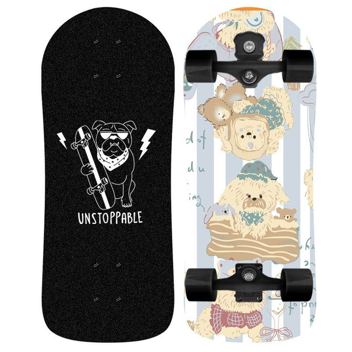 Unicorn-Themed Graphic Skateboard Bowlift