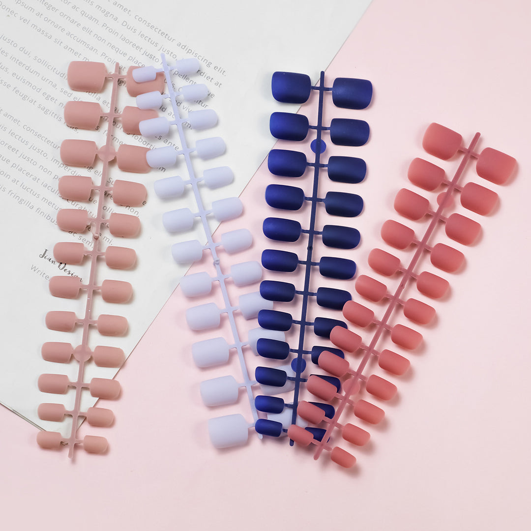 Matte Finish Press-On Nail Tips Bowlift