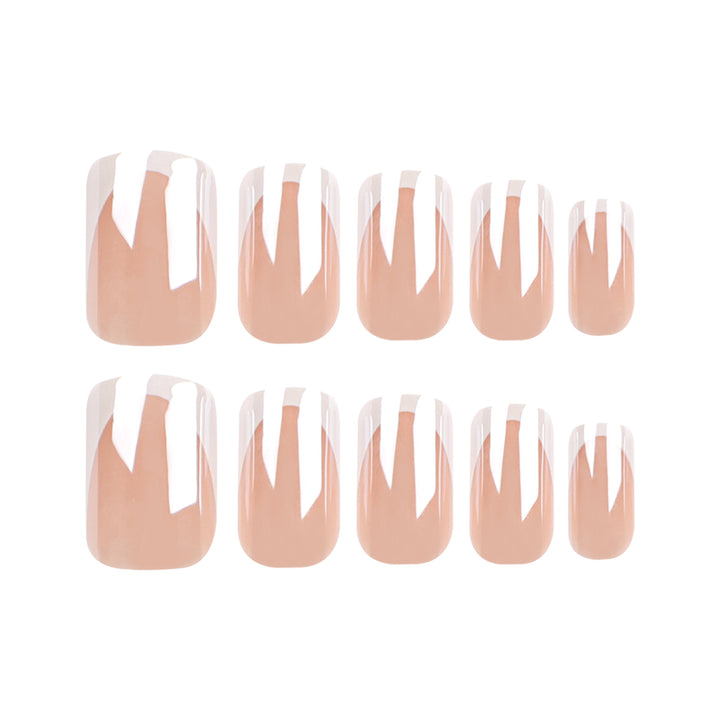 Elegant Nail Art with French Tip Molding Bowlift