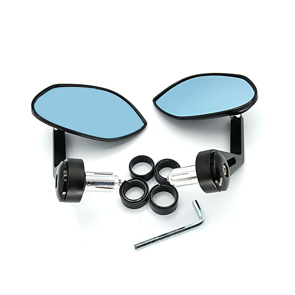 Ergonomic motorcycle rearview mirror with scratch-resistant surface Bowlift
