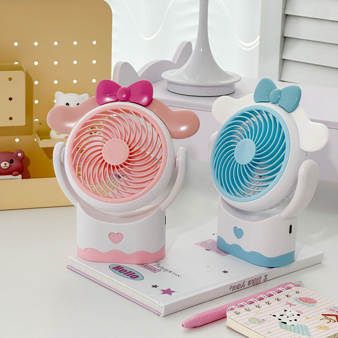 Unisex Portable Mini Hand Fan in Cute Animal Design Bowlift 1782131749