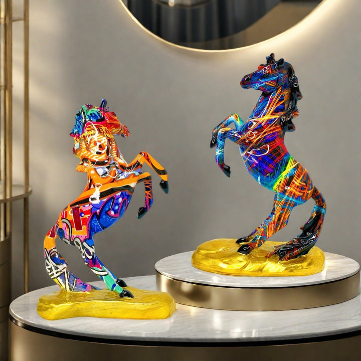 Artistic horse figurine in modern design Bowlift