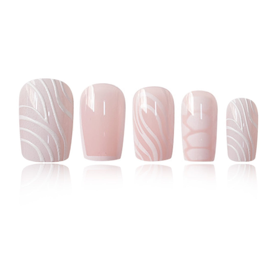 Detailed Artistic Press-On Nail Designs Bowlift