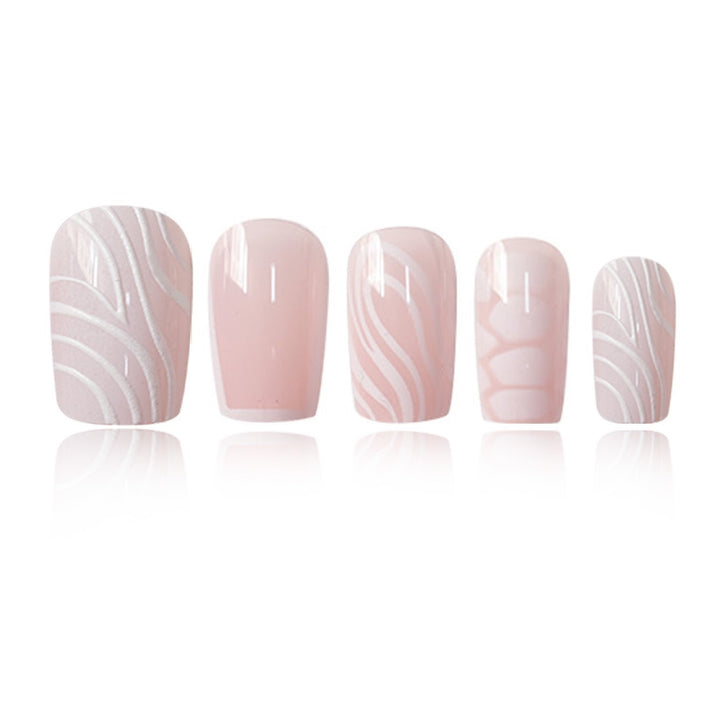 Detailed Artistic Press-On Nail Designs Bowlift