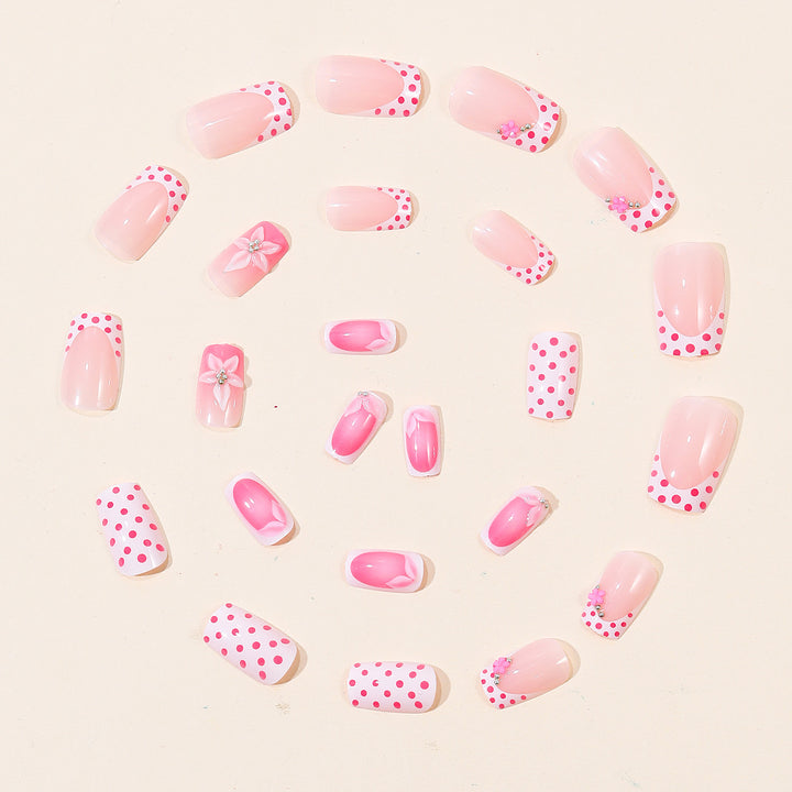 Decorative Floral Nail Art Bowlift