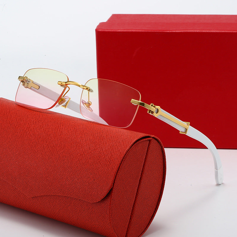 Women's fashionable sunglasses with elegant metal frame and polarized lenses Bowlift