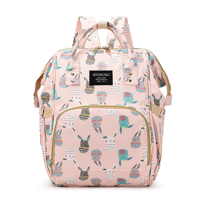 Playful Unicorn Print Diaper Backpack Bowlift