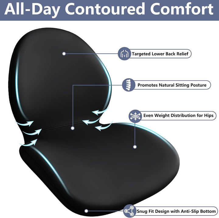Ergonomic seat cushion Bowlift