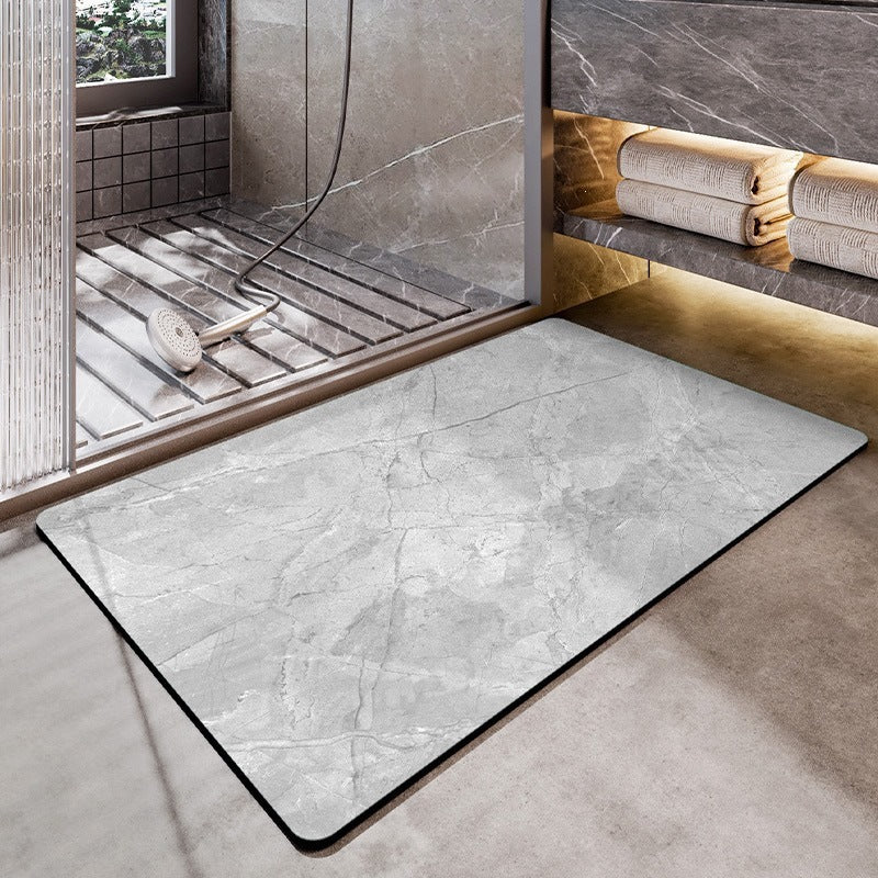 Luxury Marble Design Bath Mat Bowlift