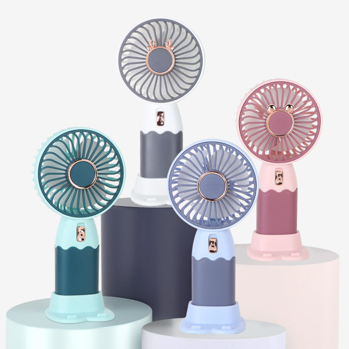 Ladies portable table fan with flexible holder Bowlift