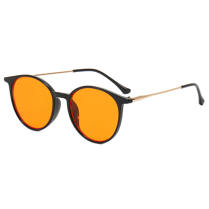Women's fashionable round glasses with delicate design Bowlift