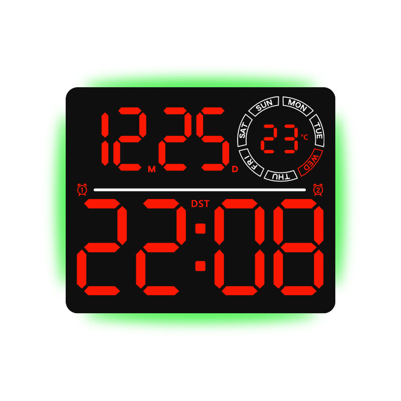 Digital Wall Clock Bowlift