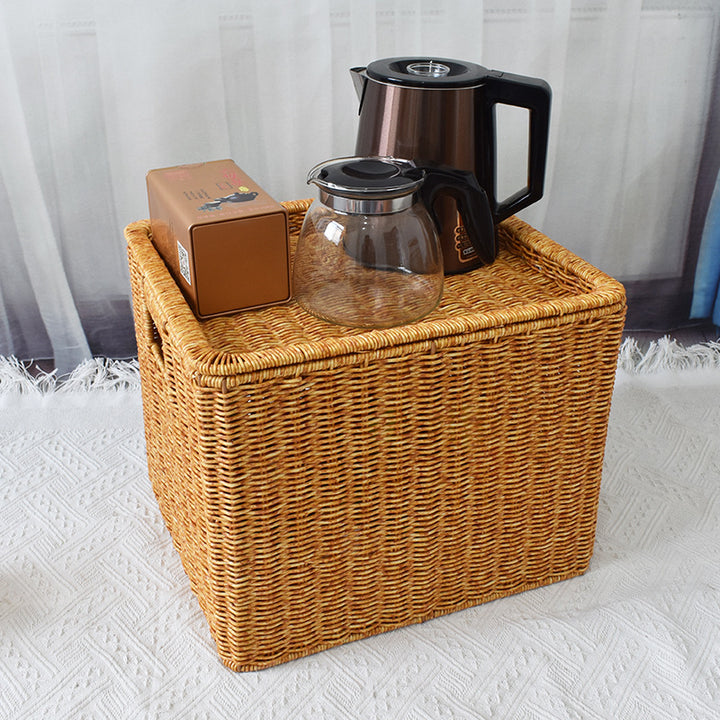 Stylish Woven Storage Chest Bowlift