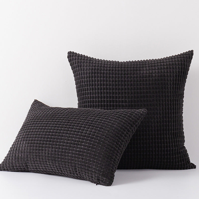 Textured Plush Decorative Pillow Set