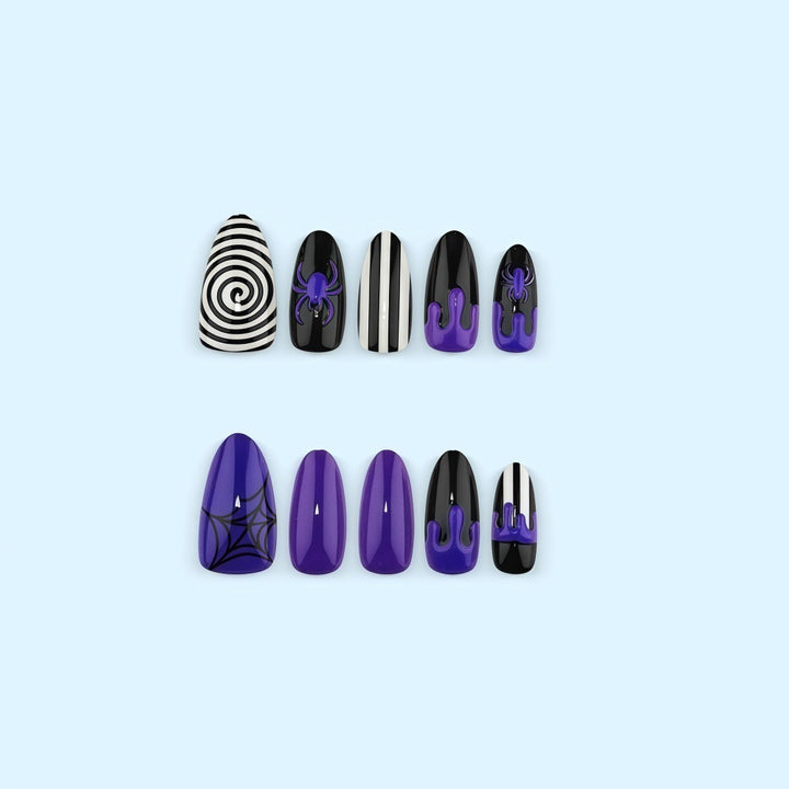 Creative Nail Art Set with Halloween Motif Bowlift