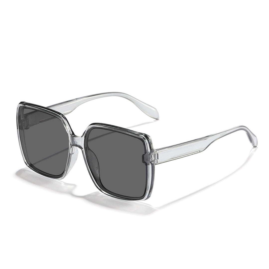 Women's oversized sunglasses with modern square frame and protective lenses Bowlift