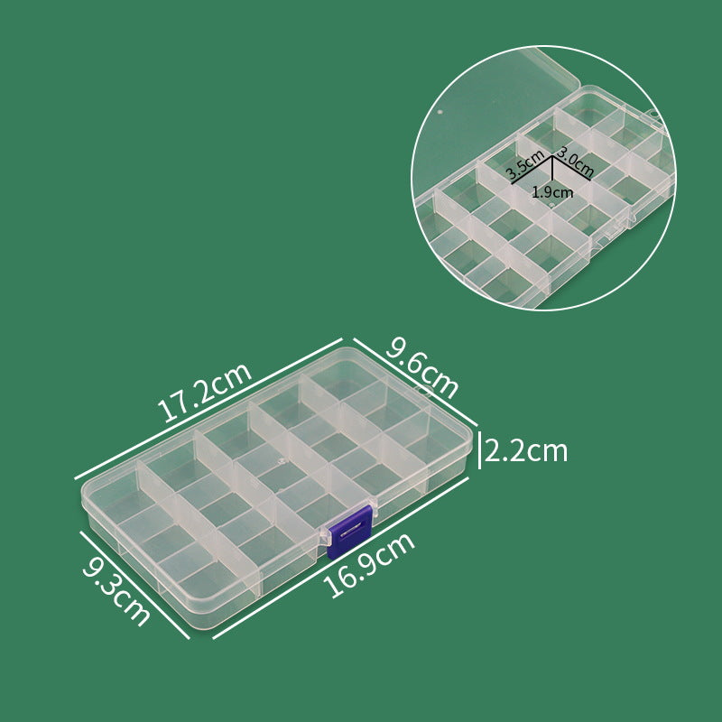 Multi-Section Transparent Craft Organizer Bowlift