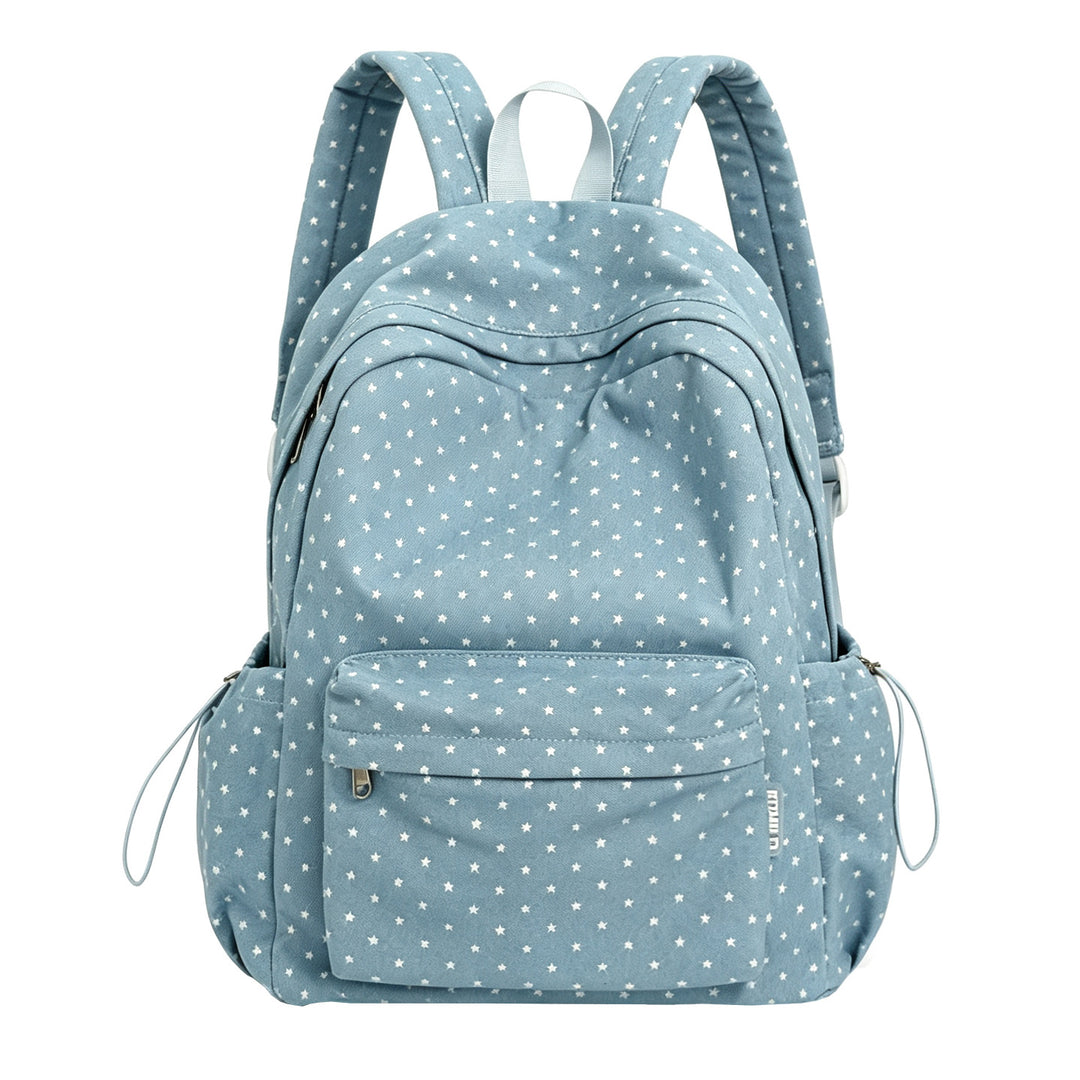 Casual Polka Dot School Backpack Bowlift