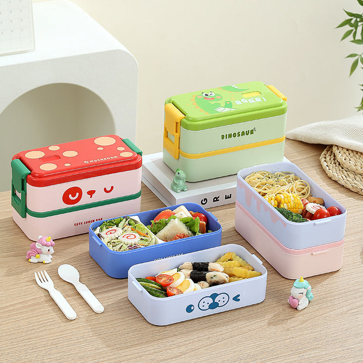 Cute Dinosaur-Themed Bento Lunch Box
