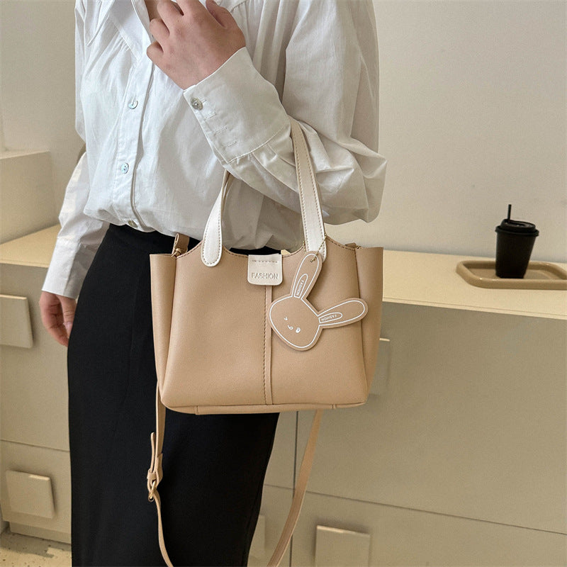 Structured Faux Leather Handbag Bowlift