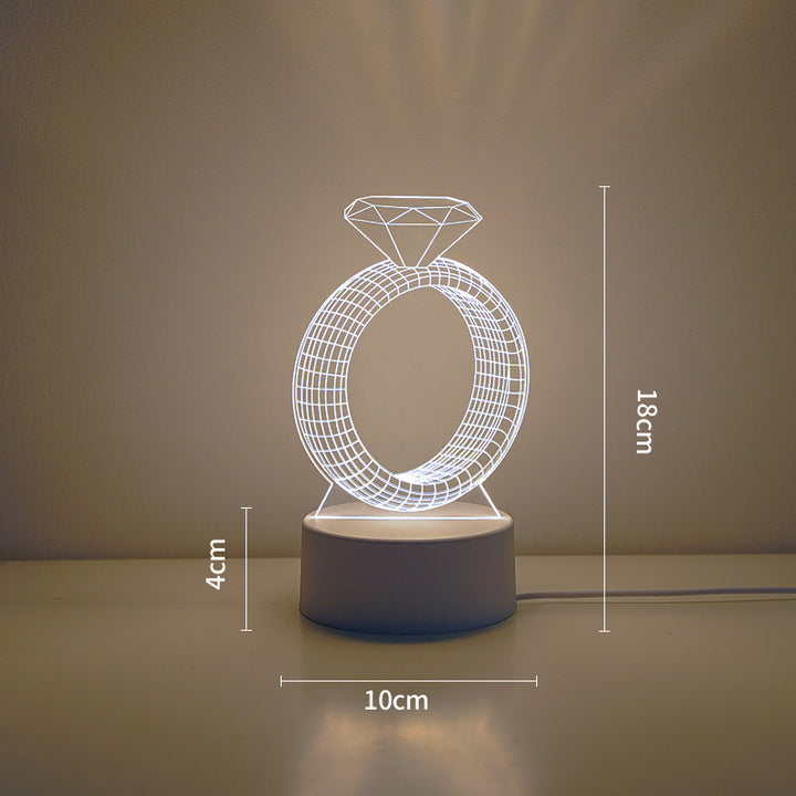 LED Tiger Figure Decorative Lamp