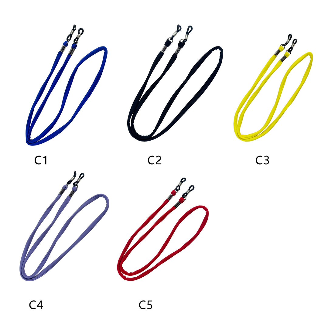 Adjustable Eyewear Retention Strap with Dual Clasp Bowlift