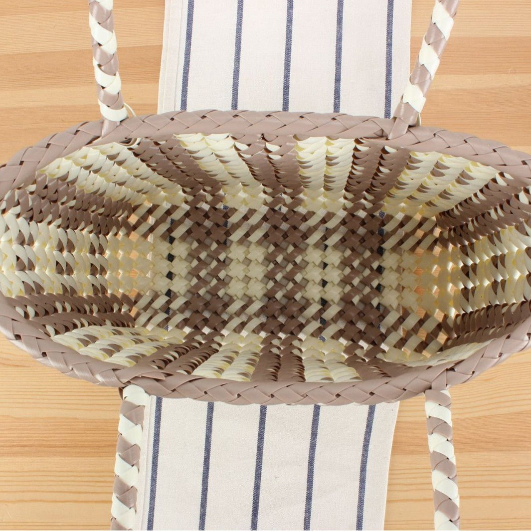 Large Tote Bag Made of Woven Material Bowlift