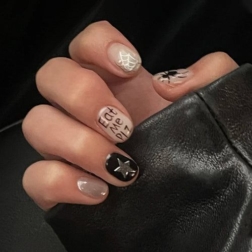 Creative nail art with Halloween motifs Bowlift